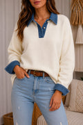 Sweater Renata Cuello Denim 🤎